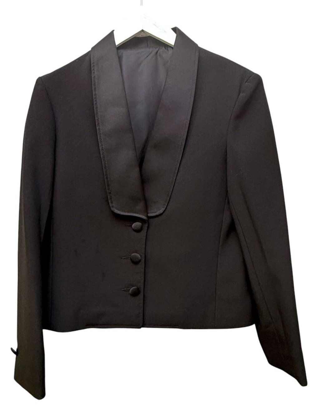 Neil Allyn Server Jacket Womens Size 2 Black Eton Jacket Restaurant Waitress Uni